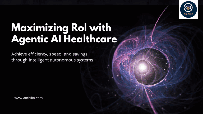 high ROI agentic AI solutions in healthcare